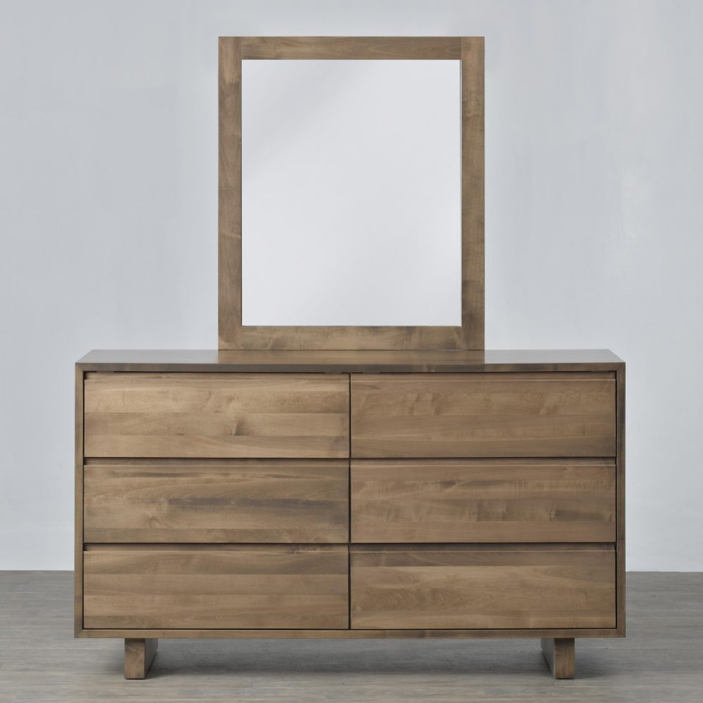 Amish Taos Urban Rustic 6-Drawer Bedroom Dresser