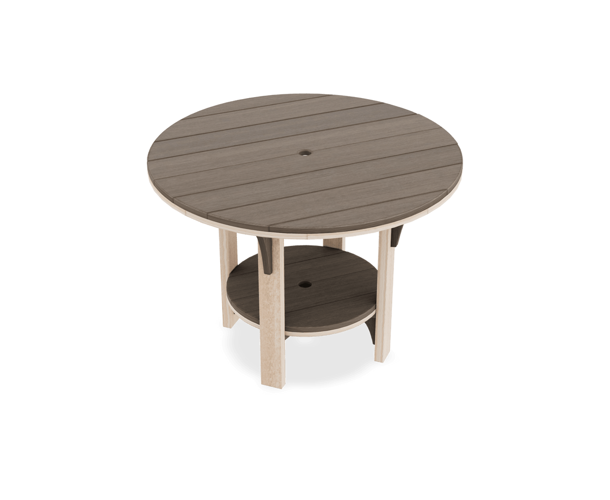 Great Bay Amish Poly Patio Round Dining Height Table