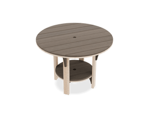 Great Bay Amish Poly Patio Round Dining Height Table