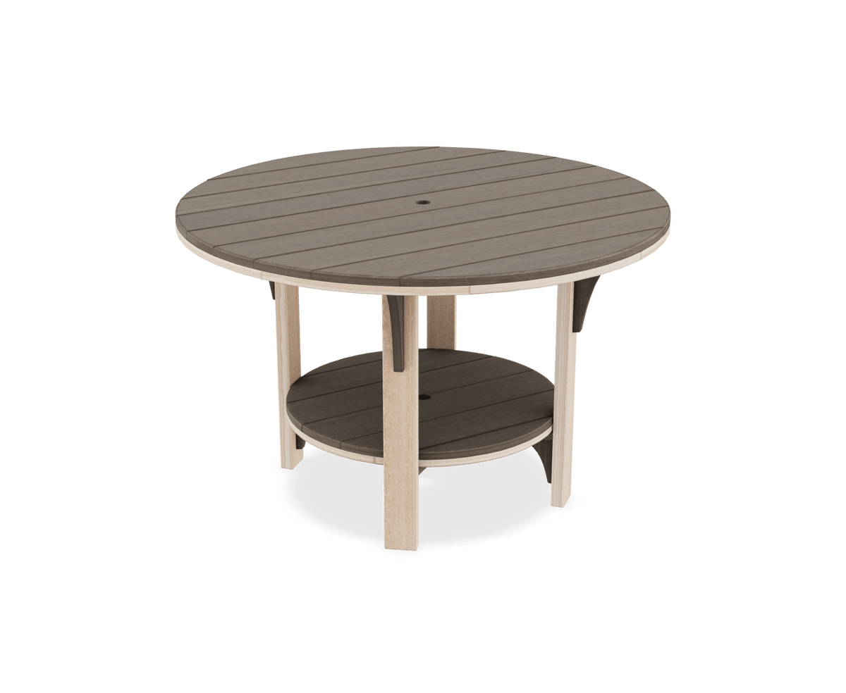 Great Bay Amish Poly Patio Round Dining Height Table