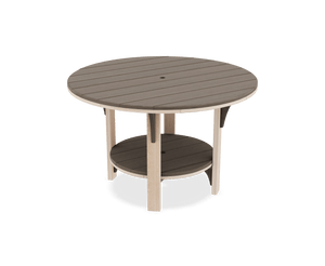 Great Bay Amish Poly Patio Round Dining Height Table