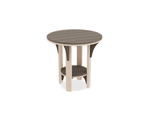 Great Bay Amish Poly Patio Round Dining Height Table