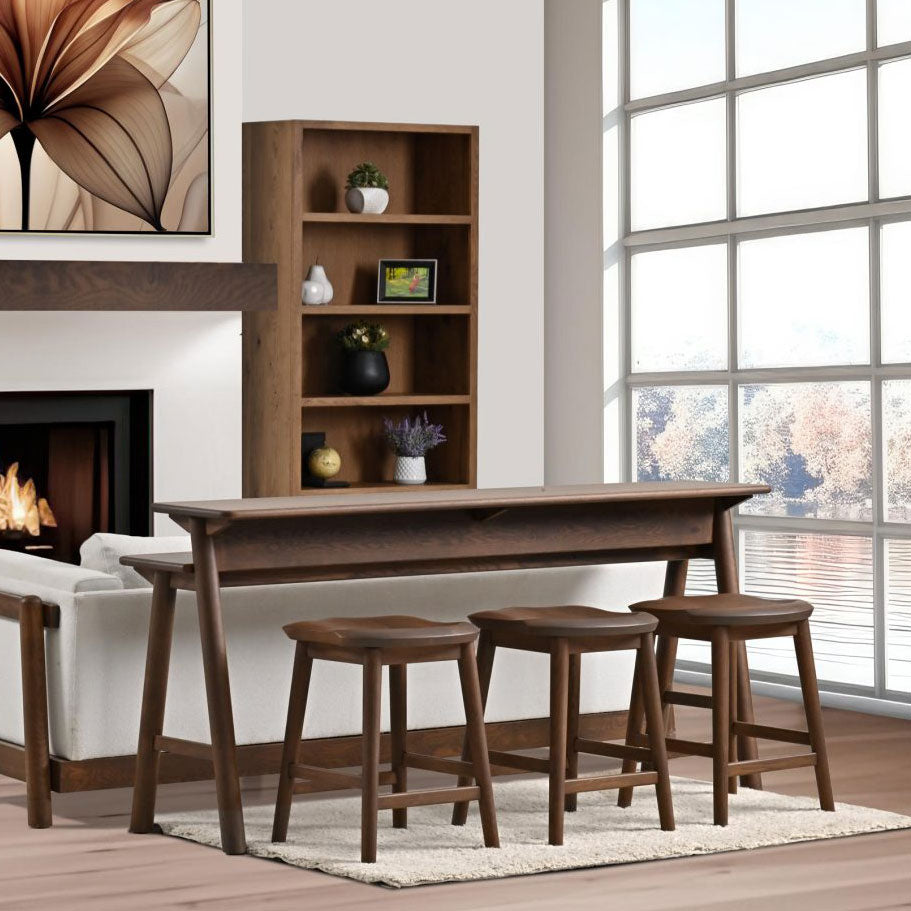 Amish Hollin Hills Solid Wood Sofa Bar Table