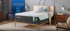 Tempur-Pedic ProBreeze Medium Hybrid mattress in a bedroom, 5 degrees cooler thumbnail