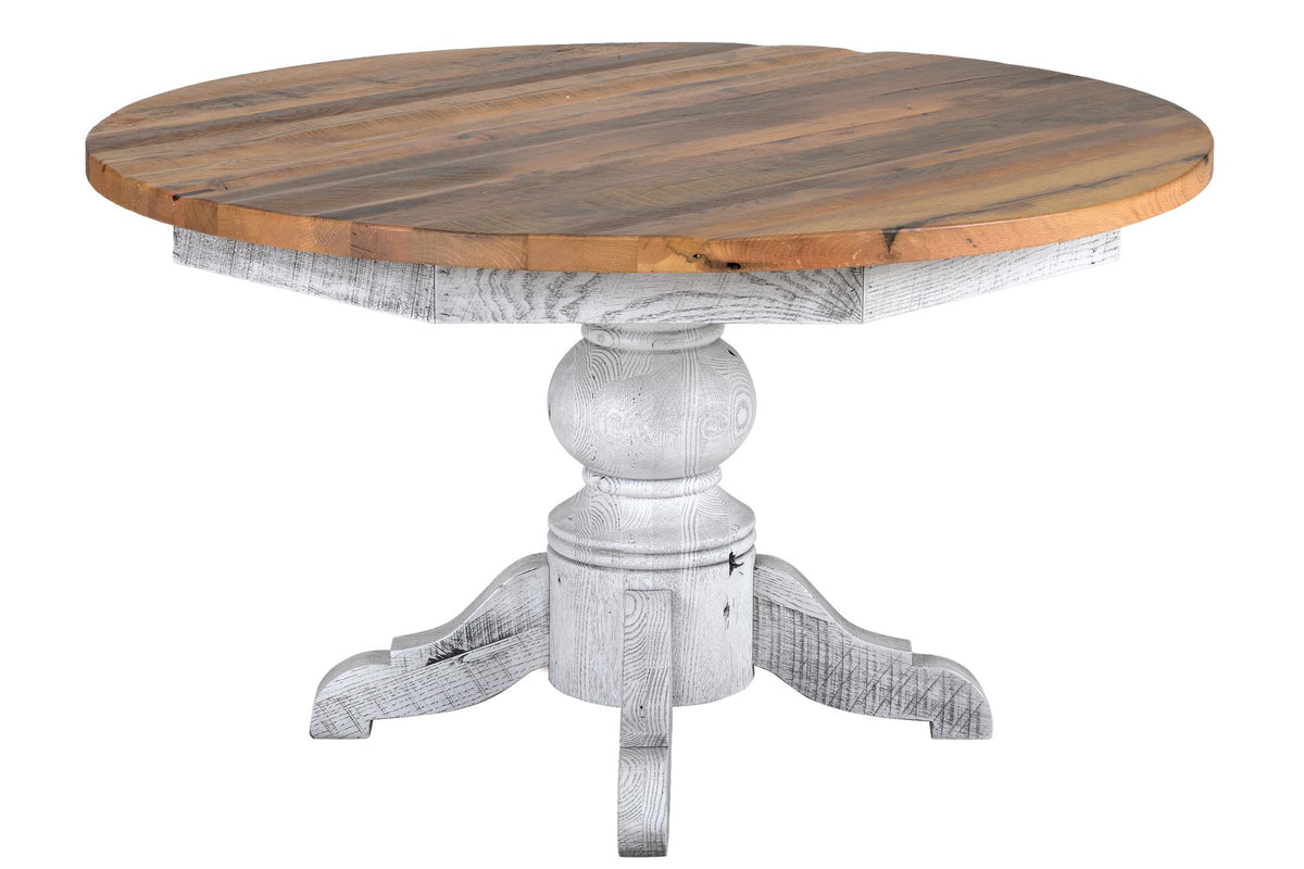 Amish Sewanee Rustic Barnwood Extendable Top Table