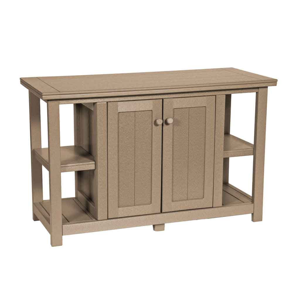 Mesa de servicio para mostrador de patio Amish Colonial Mission