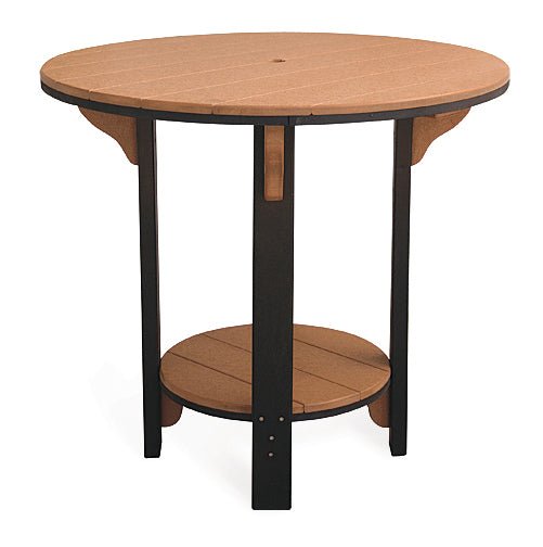 42" Amish Round Counter Table Leisure Lawns