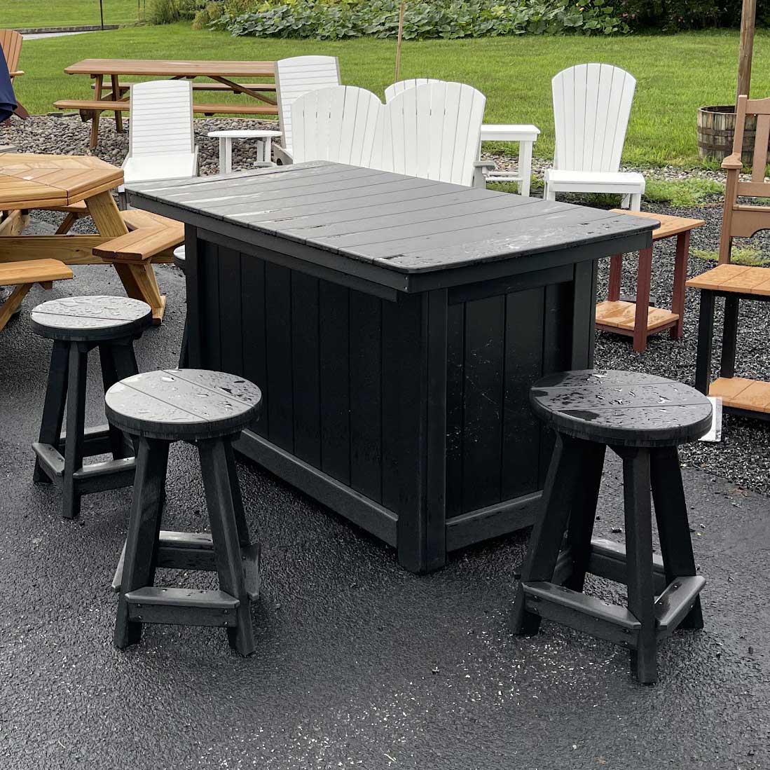 62&quot; Amish Bar Classic Patio Island - snyders.furniture