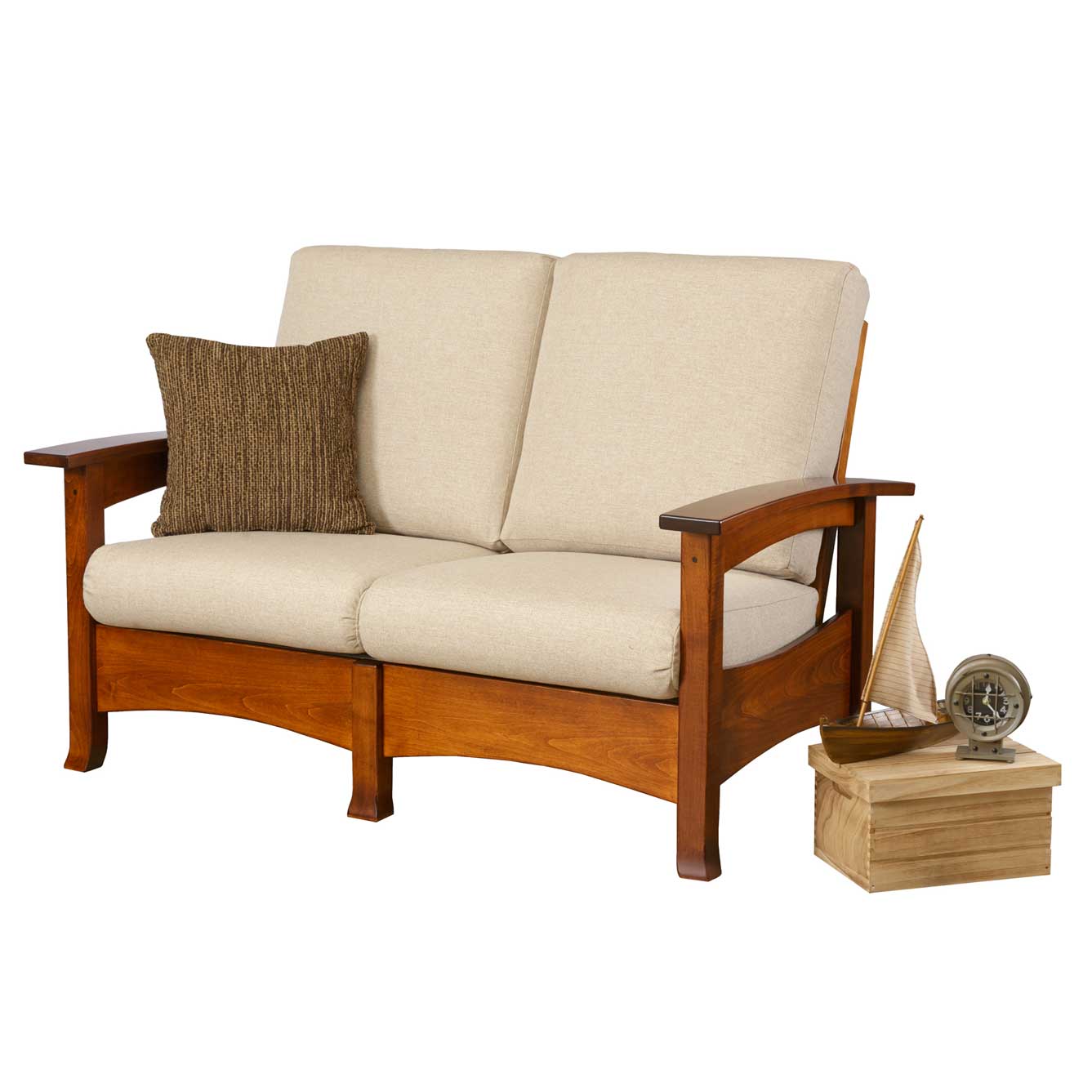 Amish Breezy Point Morris Loveseat - snyders.furniture