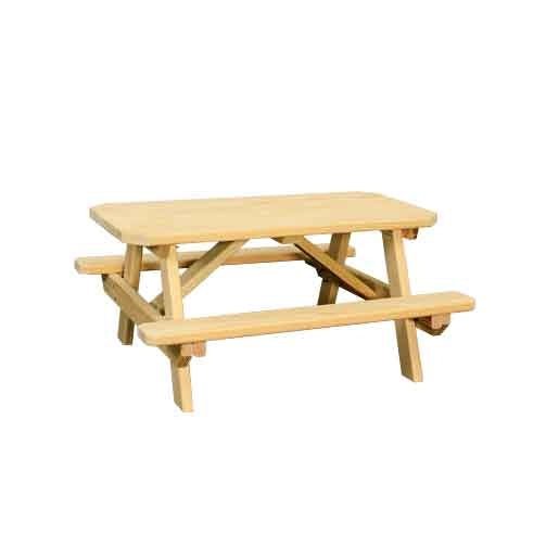 Amish Child&#39;s Wood Picnic Table - snyders.furniture