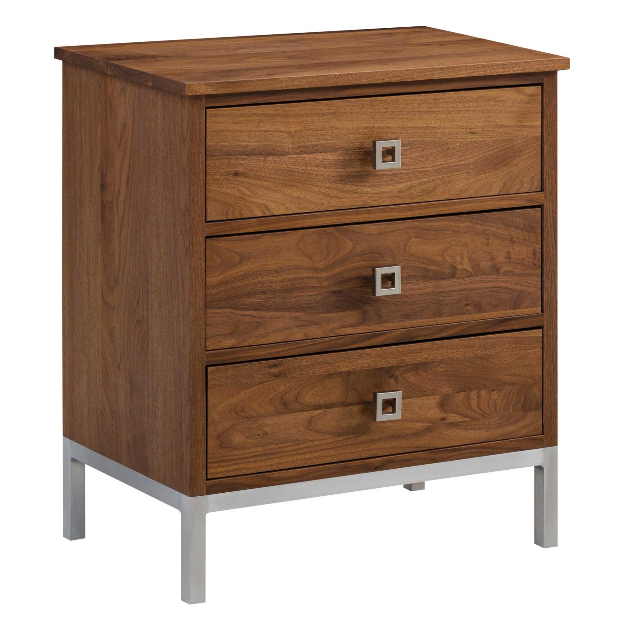 Amish Danish Solid Wood Nightstand - snyders.furniture