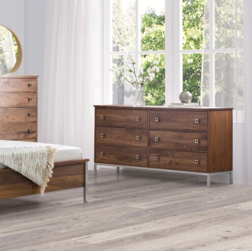 Amish Danish Triple Bedroom Dresser - snyders.furniture