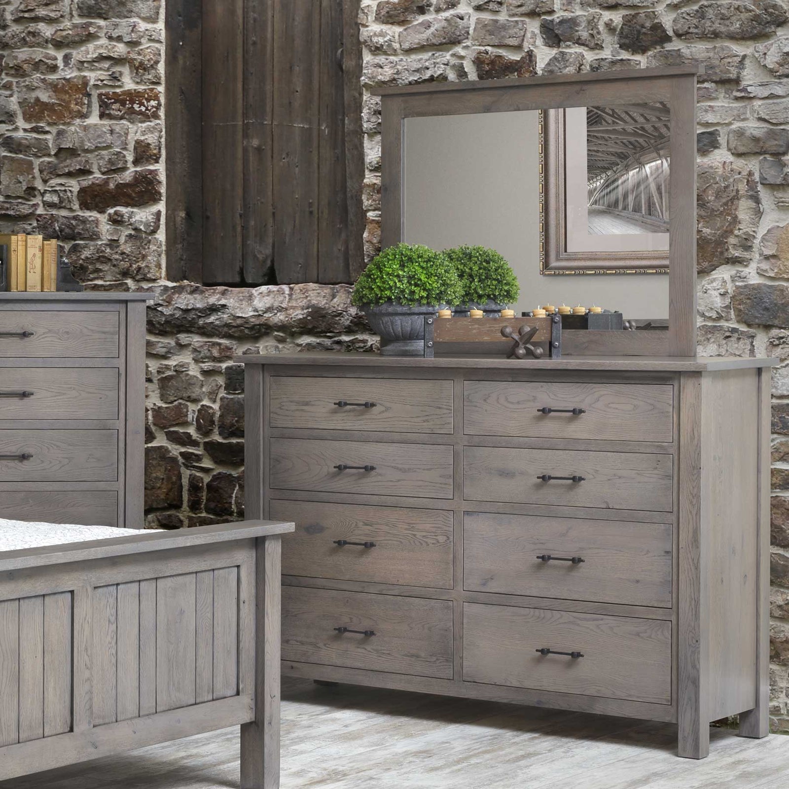 Amish Heirloom Mission High Dresser - snyders.furniture