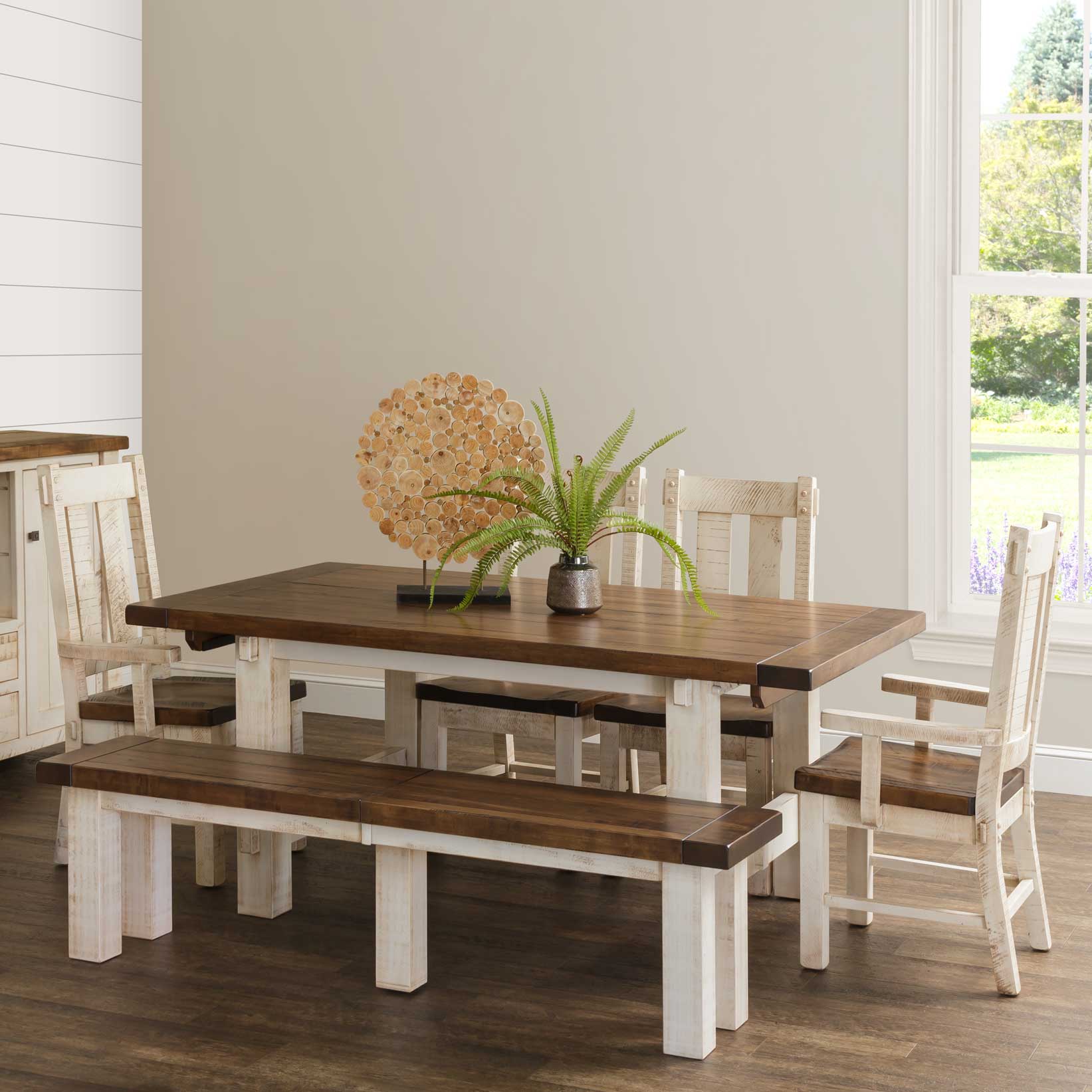 Amish Houston Trestle Dining Table - snyders.furniture