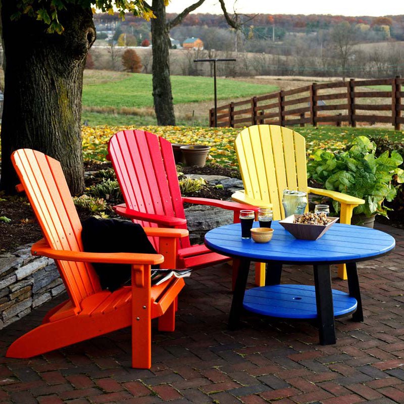 Amish Poly Fanback Chair Leisure Lawns