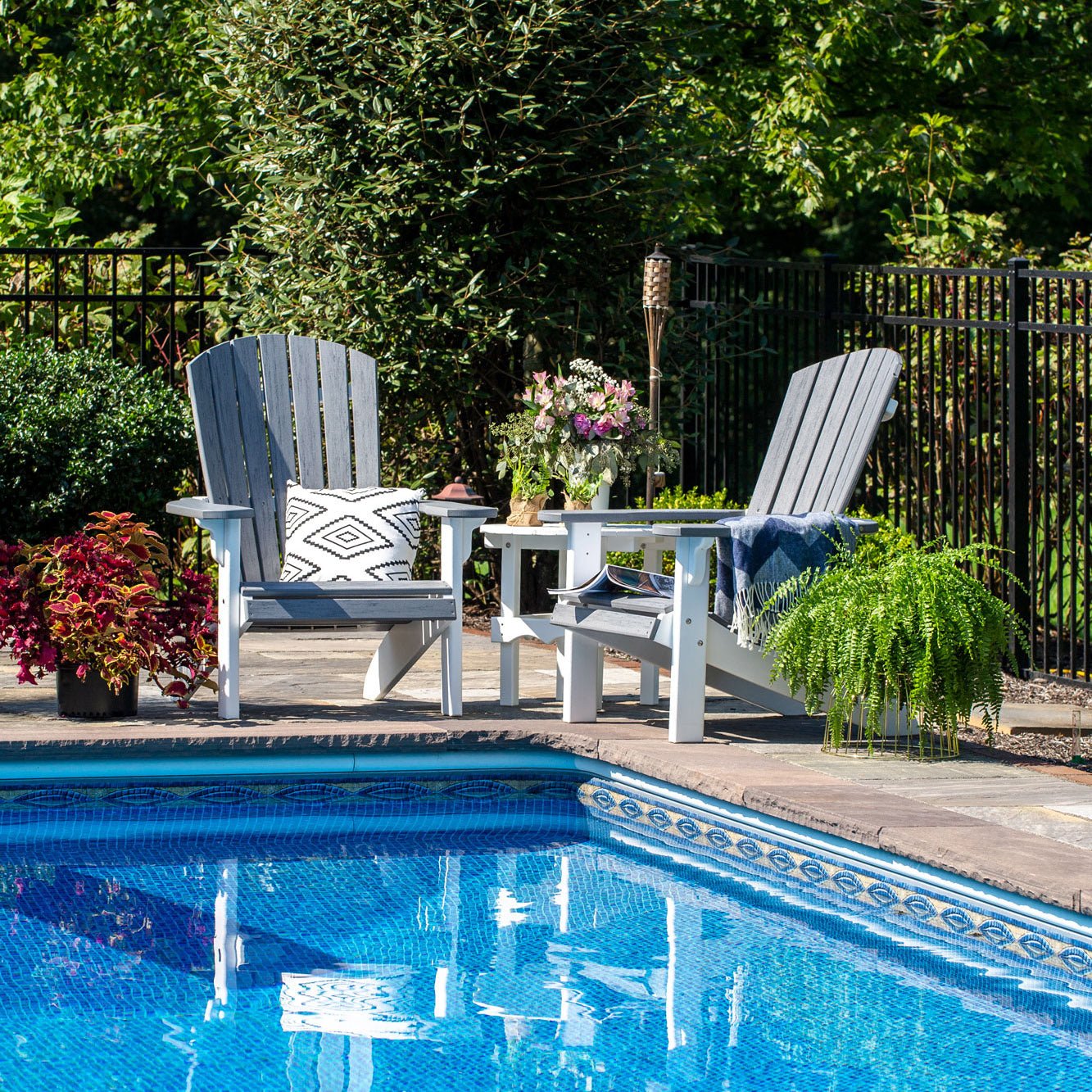 Outdoor Furniture Polywood Adirondack Chair Sets Amish Adirondack