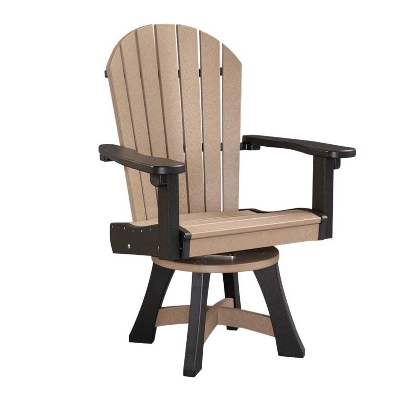 Amish Poly Great Bay Dining Swivel Chair - snyders.furniture