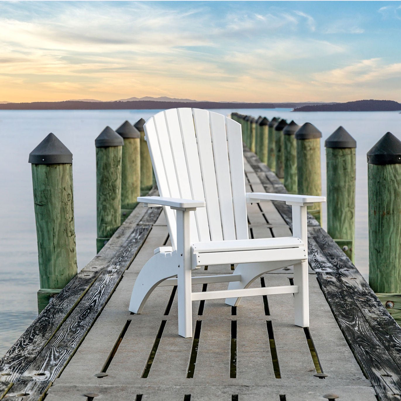 Amish Poly Patio Deluxe Fanback Grandpa Adirondack Chair - snyders ...