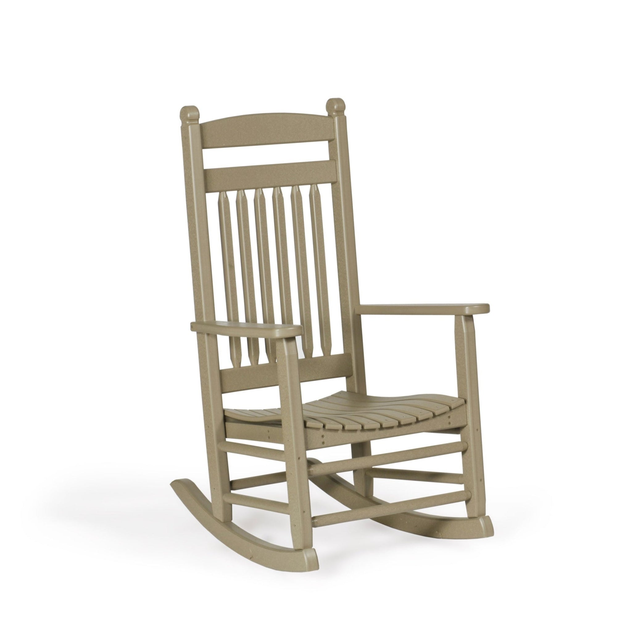 Amish Poly Patio Lumbar Rocking Chair - snyders.furniture