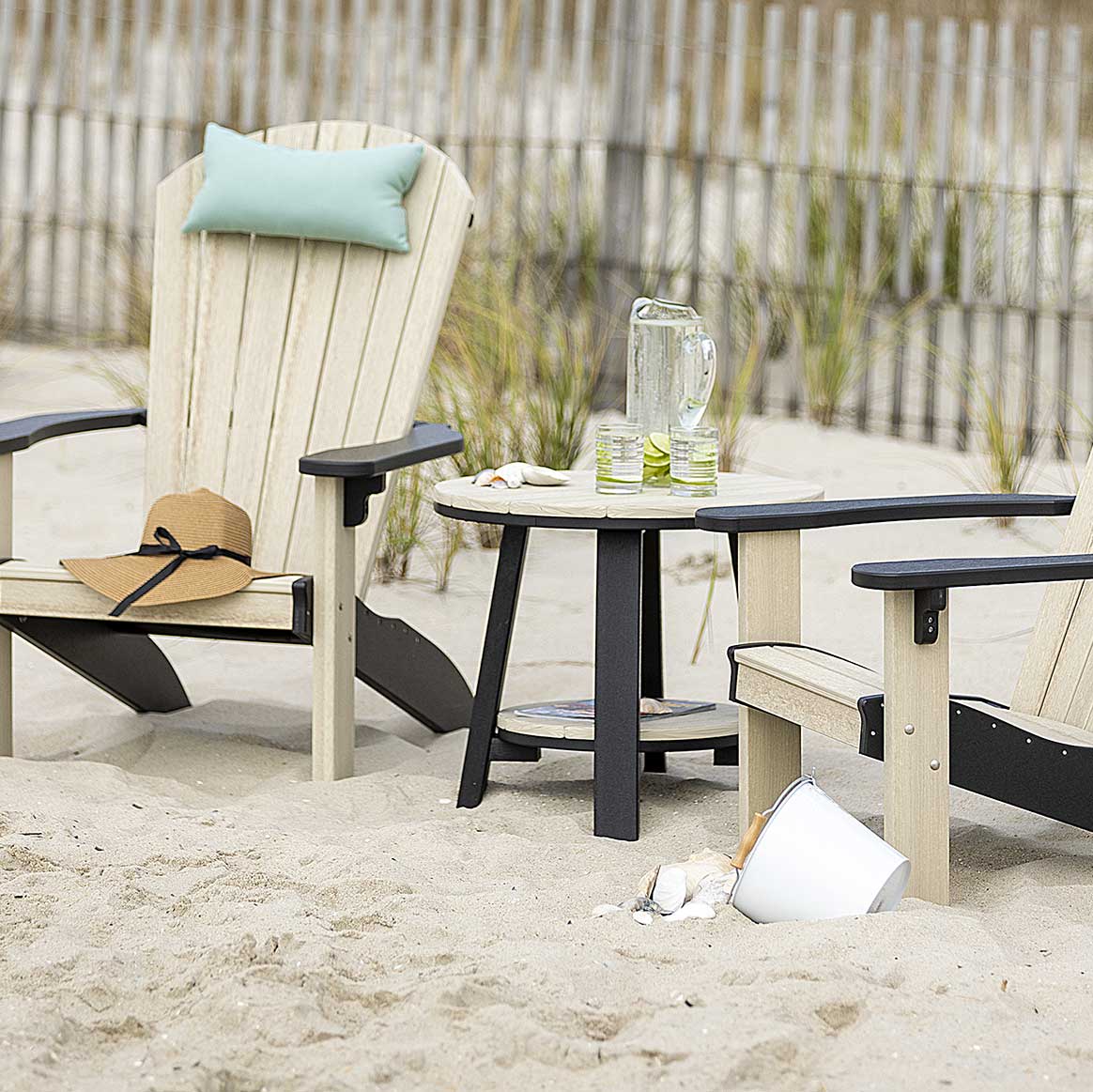 Amish SeaAira 24" Bistro Round Table - snyders.furniture Amish SeaAira 24" Bistro Round Table - snyders.furniture