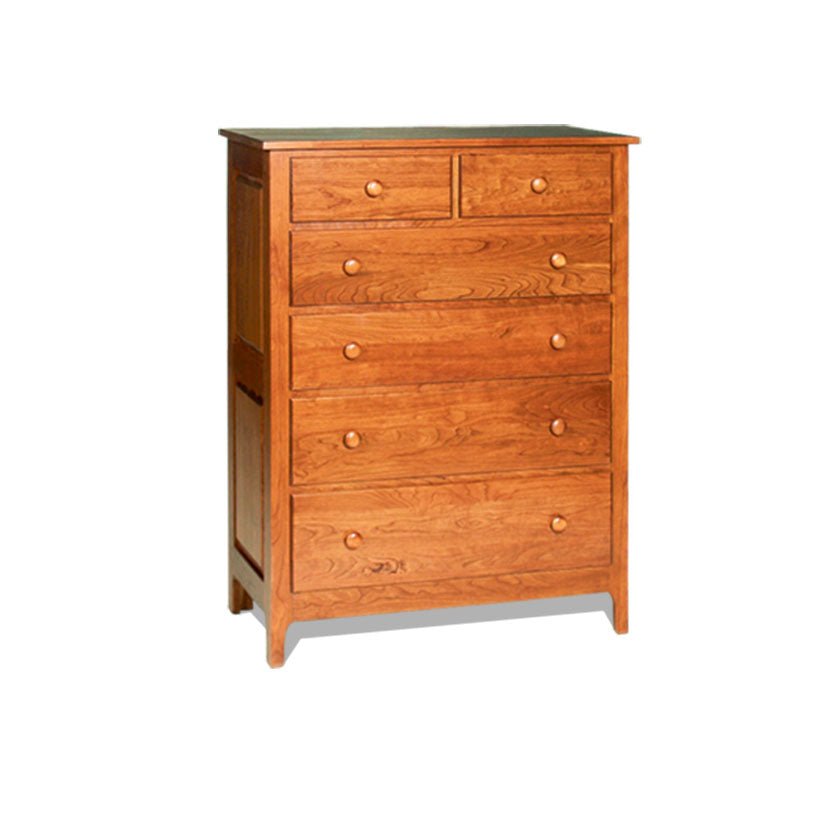 Amish Shaker Windsor 6 Drawer Double Dresser Amish Shaker Windsor 6 Drawer Double Dresser