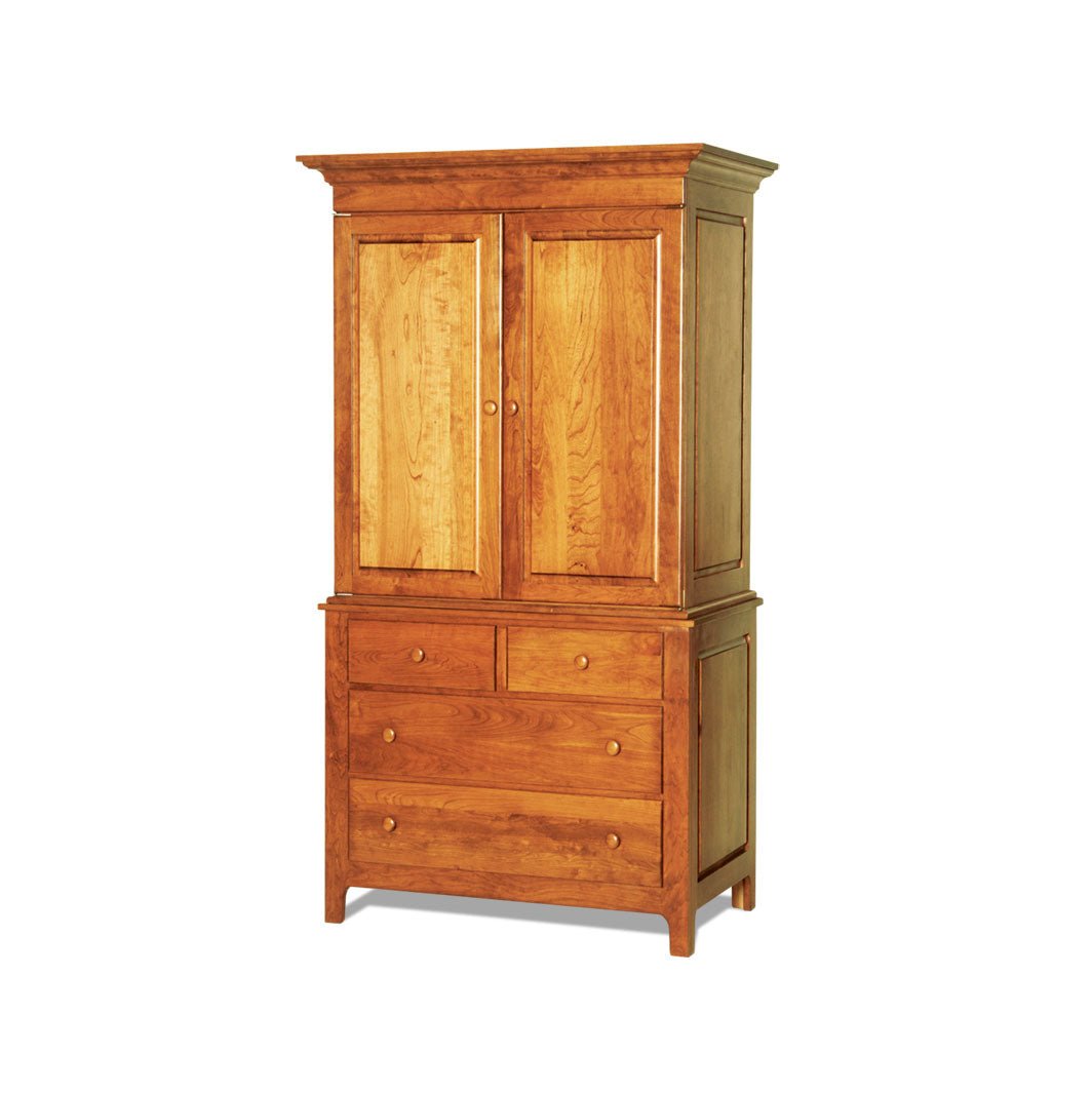 Amish Shaker Windsor Large Armoire - snyders.furniture