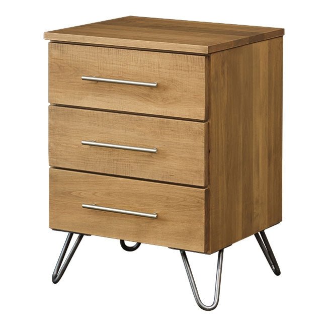 Amish Soho 3 Drawer Nightstand - snyders.furniture