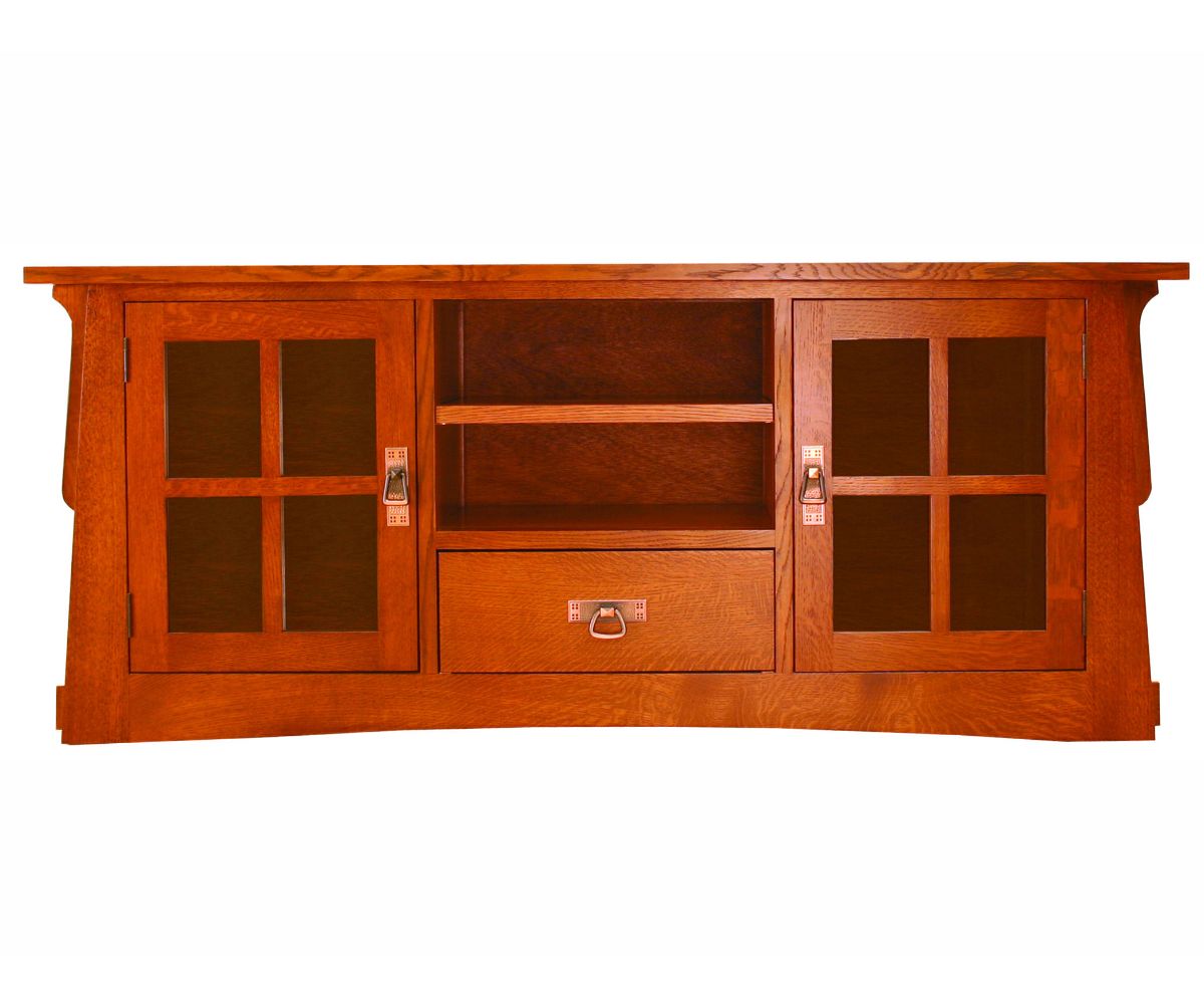 Amish Solid Wood Alamosa TV Console - snyders.furniture