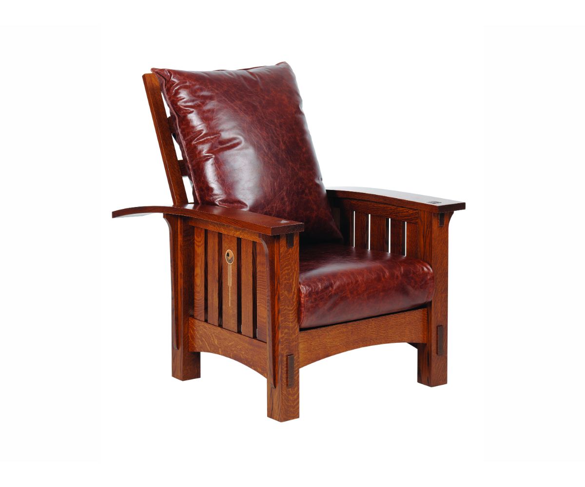Amish Solid Wood Artesano Morris Chair - snyders.furniture