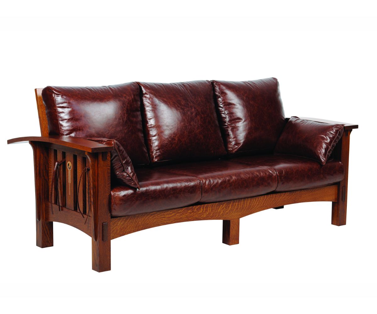 Amish Solid Wood Artesano Sofa - snyders.furniture