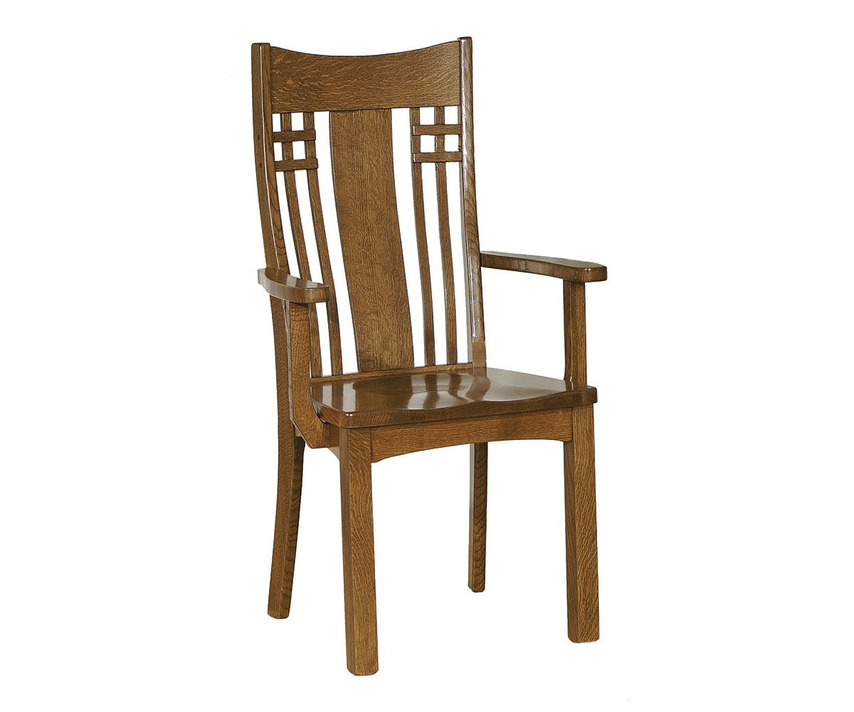 Amish Solid Wood Monrovia Chair - small version - snyders.furniture