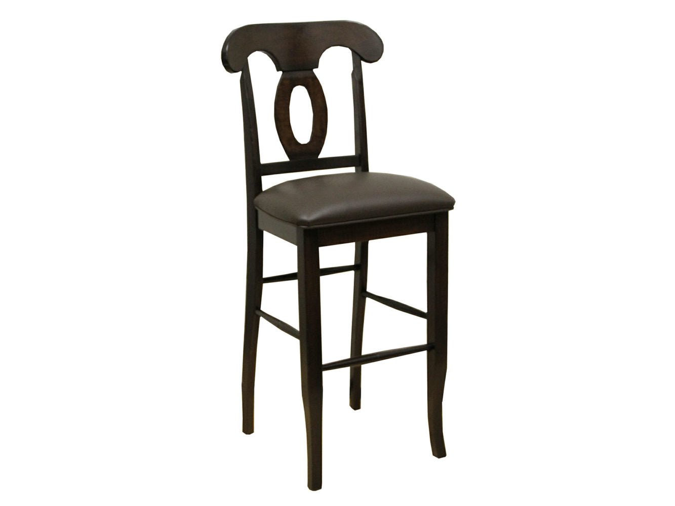 Amish Solid Wood Napoleon Counter / Bar Chairs - snyders.furniture