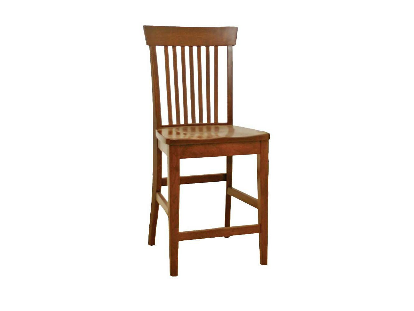 Amish Solid Wood Shaker Counter / Bar Chairs - snyders.furniture