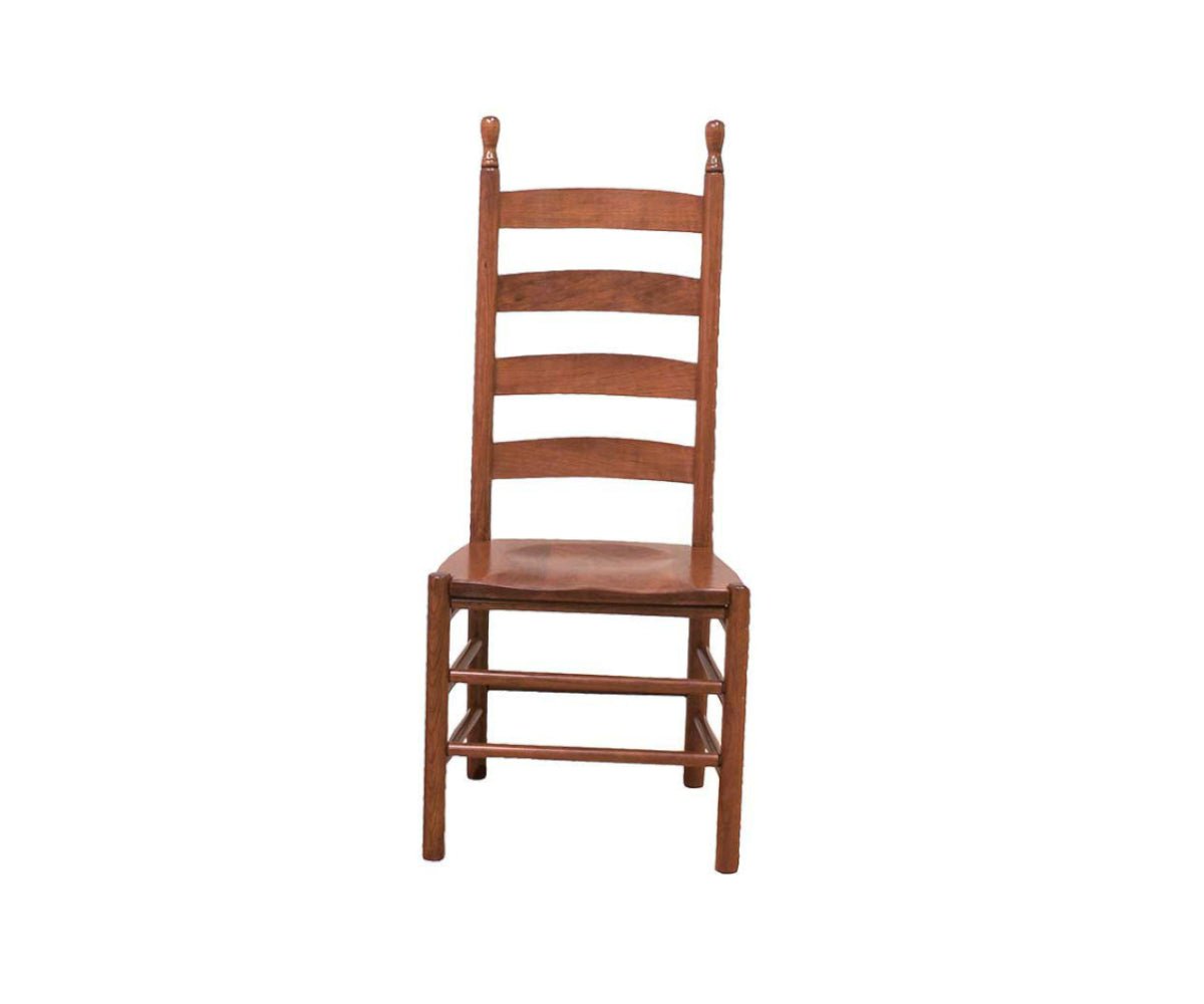 Amish Solid Wood Shaker Ladderback Chair - snyders.furniture