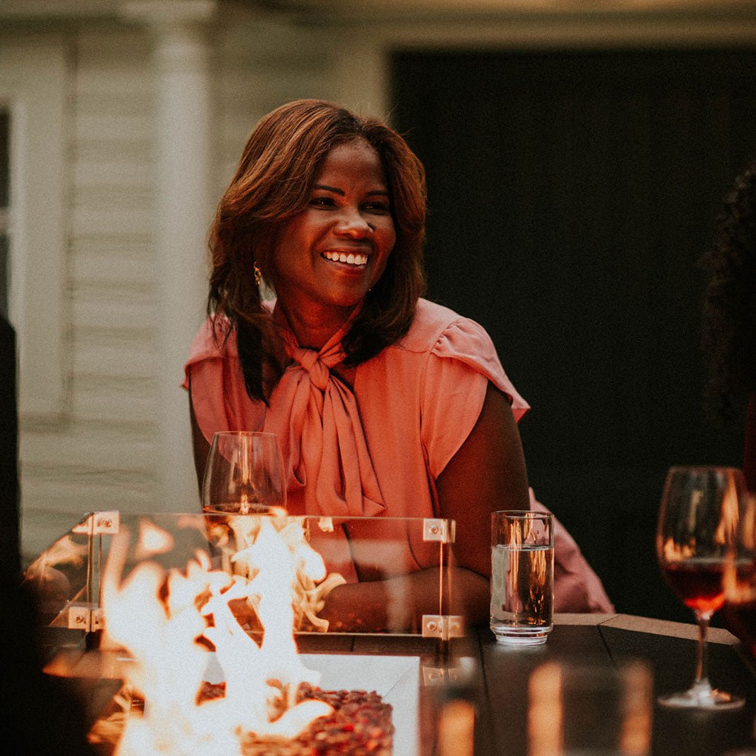 Summerside Square Fire Dining Table - snyders.furniture