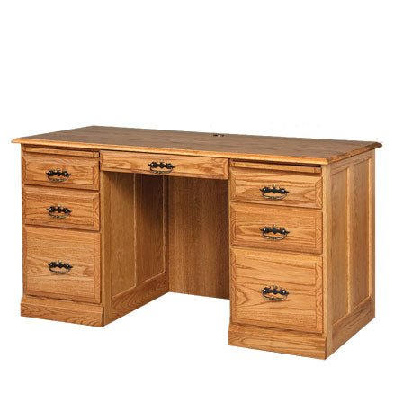 Amish VALP 55&quot; Flat Top Writing Desk - snyders.furniture