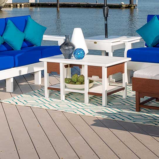 Amish Van Buren Patio Coffee Table - snyders.furniture