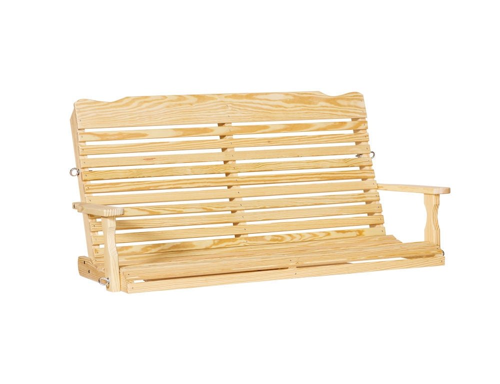 Amish Wood Curve Back 5' Swing Leisure Lawns