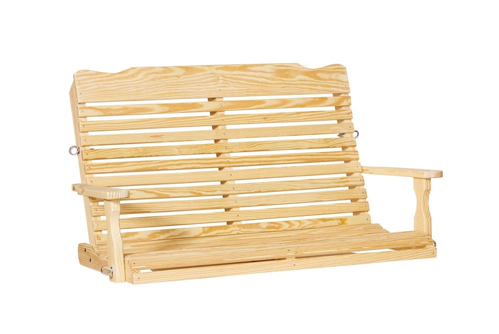 Amish Wood Curve Back Swing Leisure Lawns