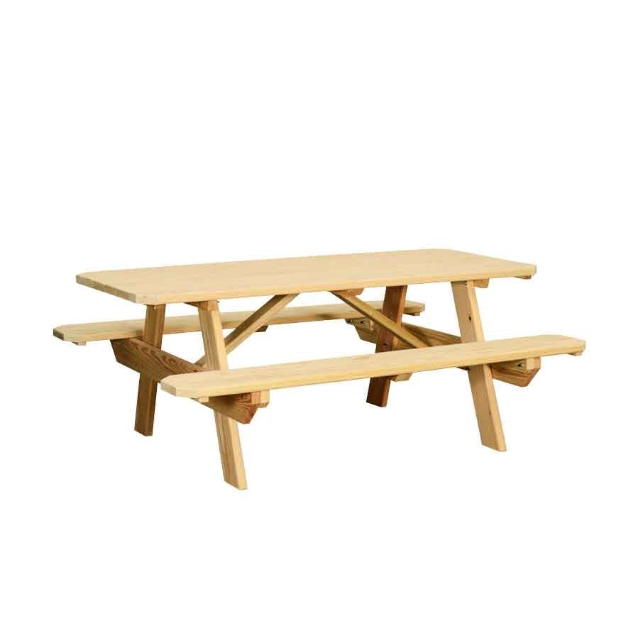 Amish Made Amish Wood Picnic Table Pennsylania Amish Wood Outdoor