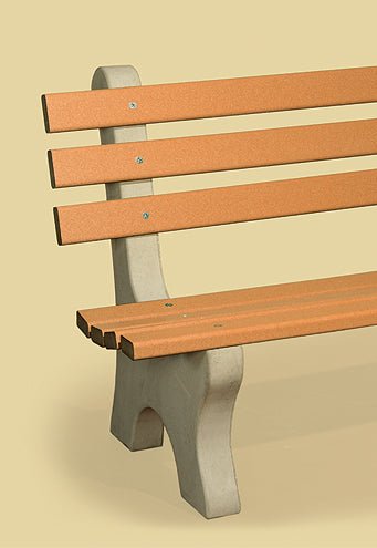 Amish Wooden Park Bench - snyders.furniture