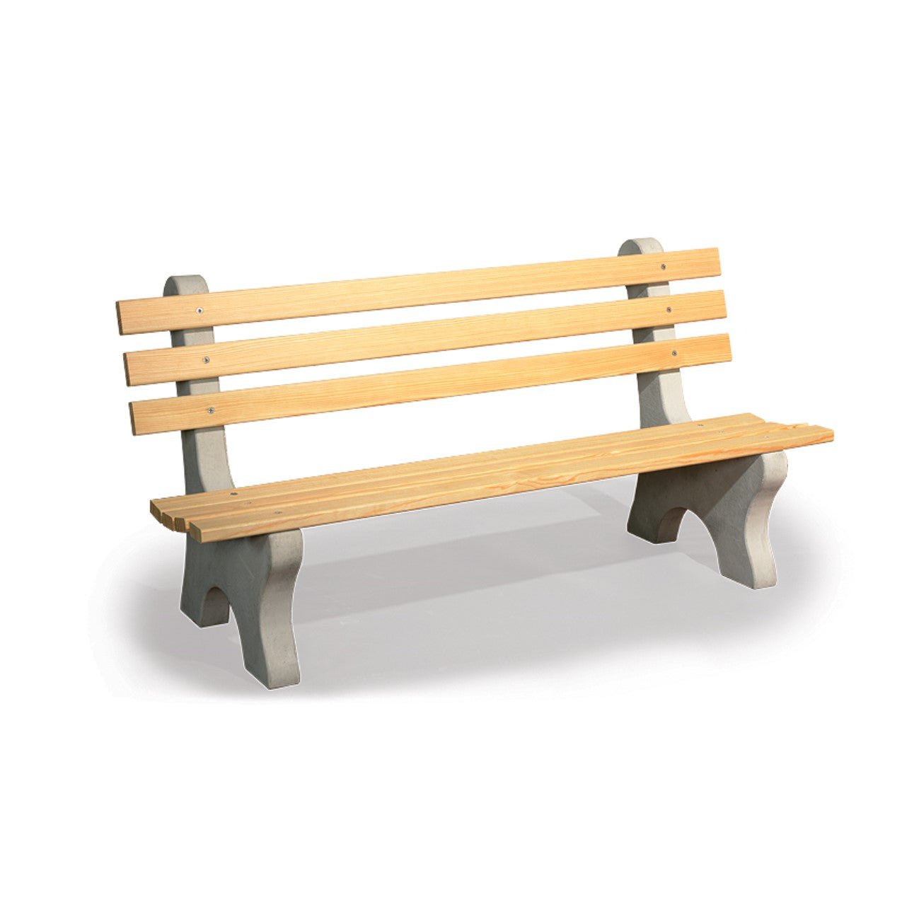Amish Wooden Park Bench - snyders.furniture