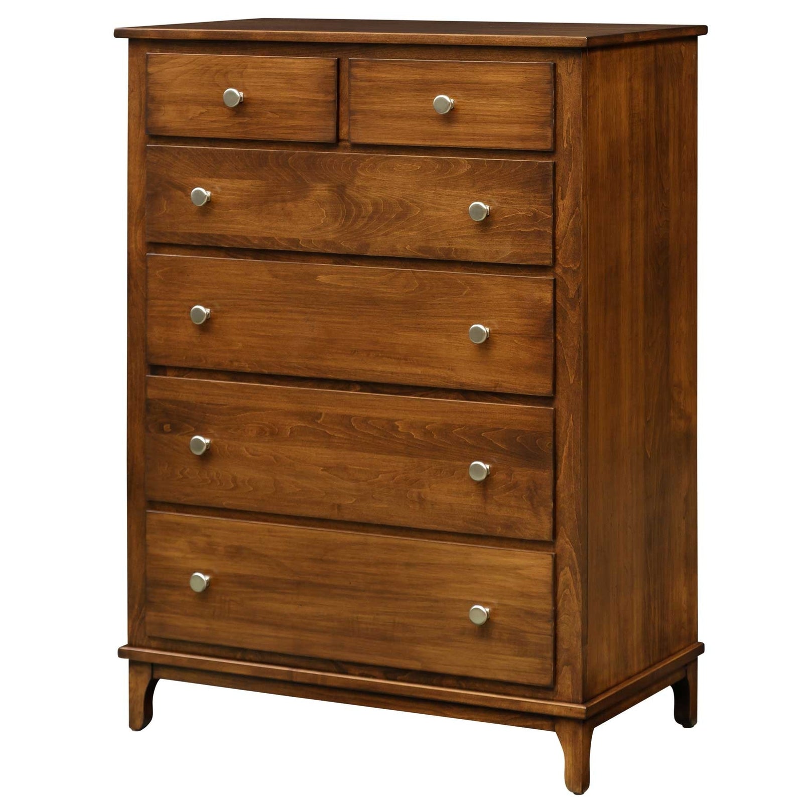 Amish Wynmoor Chest of Drawers shown in the bedroom of a traditional colonial home
