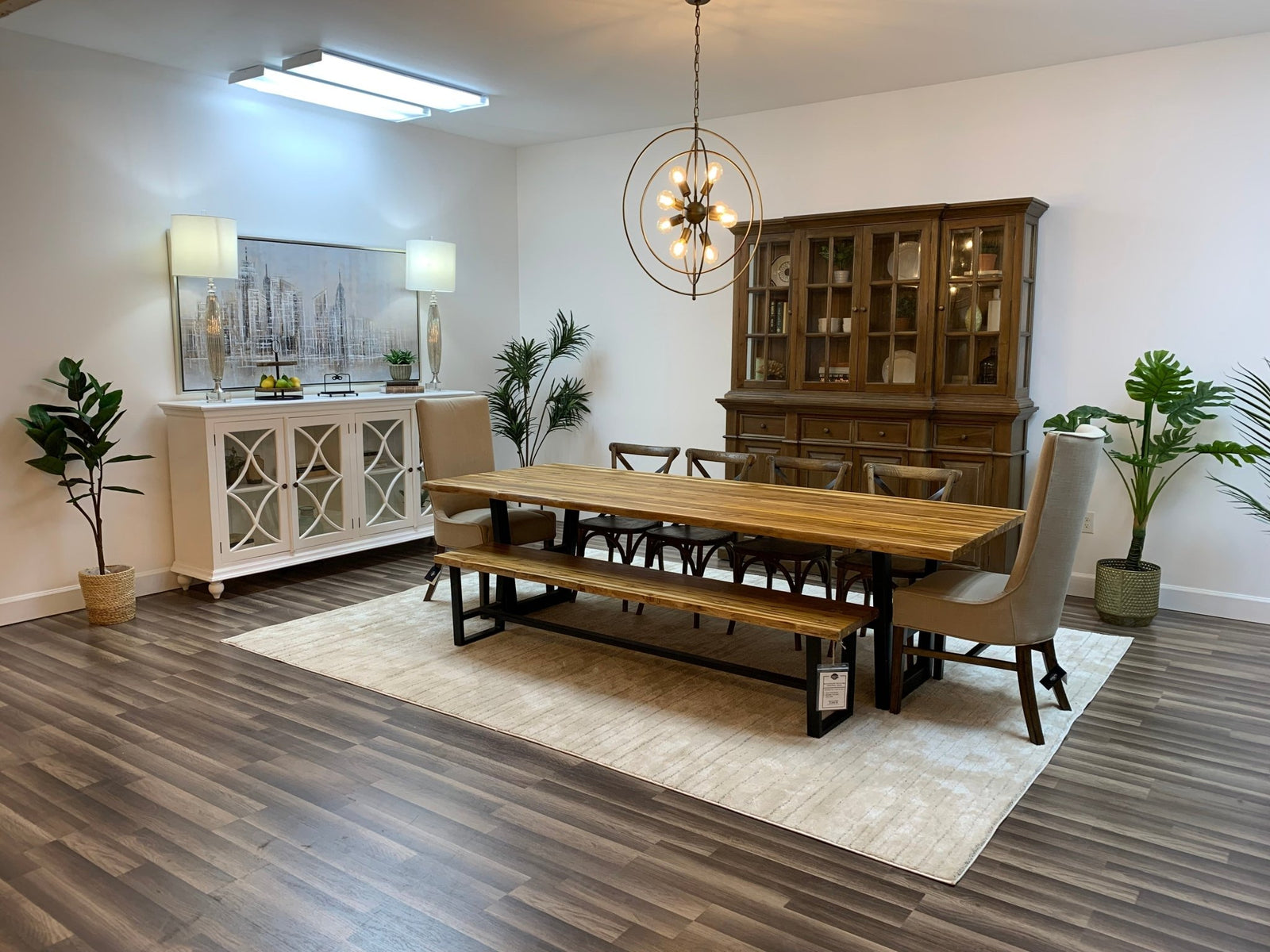 Bartholomew 108" Teak Live Edge Dining Table - Natural Teak - snyders.furniture