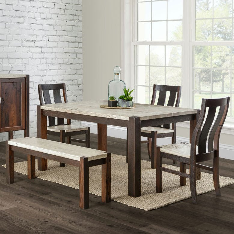 Bedford Barnwood Farm Table - snyders.furniture