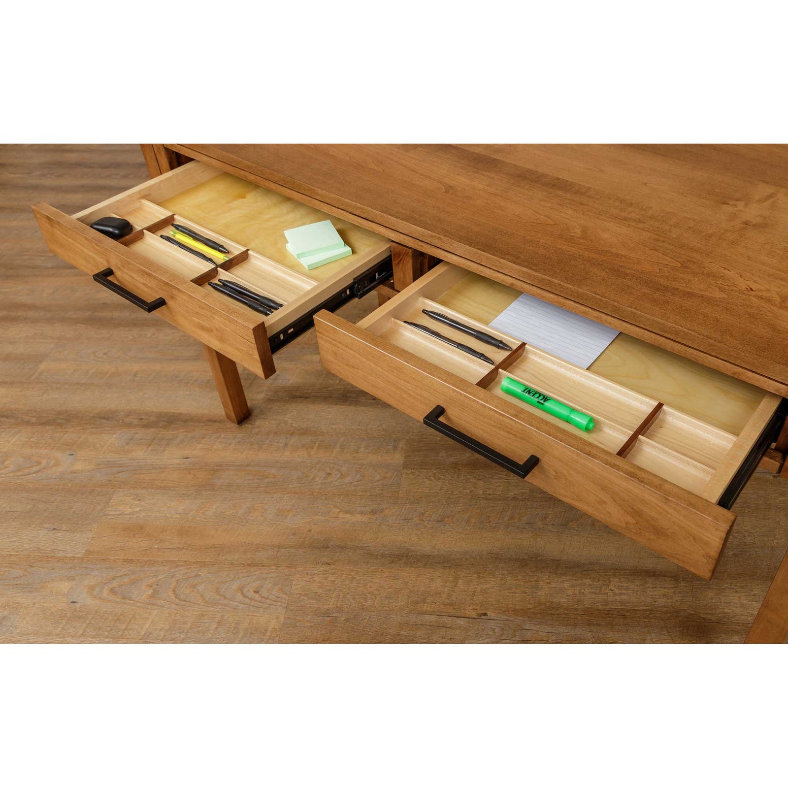 Bushwick Modern Amish Writing Table Desk - snyders.furniture