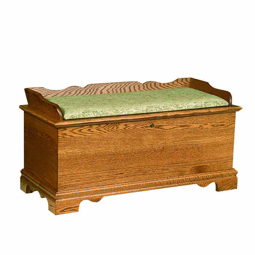 Cambridge Medium Seatrail Chest Oak snyders.furniture