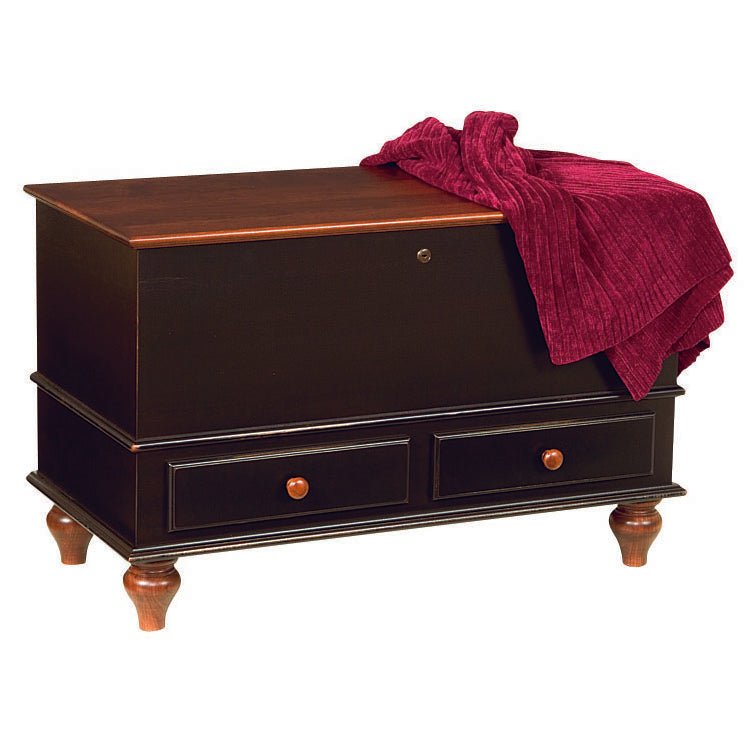 Carriage House Deep Storage Chest w/ Tulip Foot - Maple - snyders.furniture