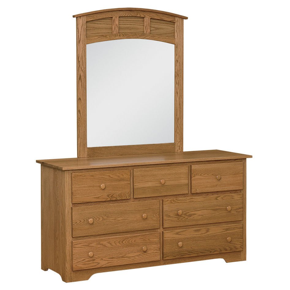 Eden Amish Shaker 63" 7-Drawer Dresser - snyders.furniture