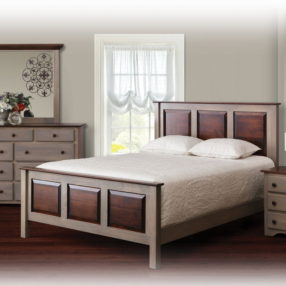 Eden Amish Shaker High Panel Bedroom Set - snyders.furniture